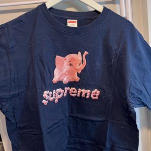Supreme Elephant tee Navy Size US:XL